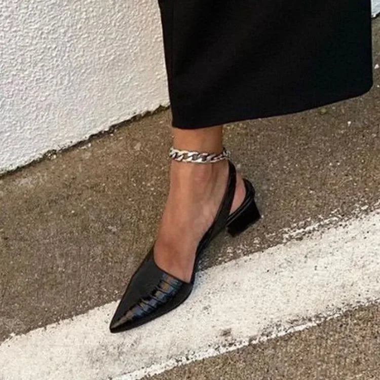 Pointed Toe Slingback Pumps for Women – Elegant & Comfortable Design