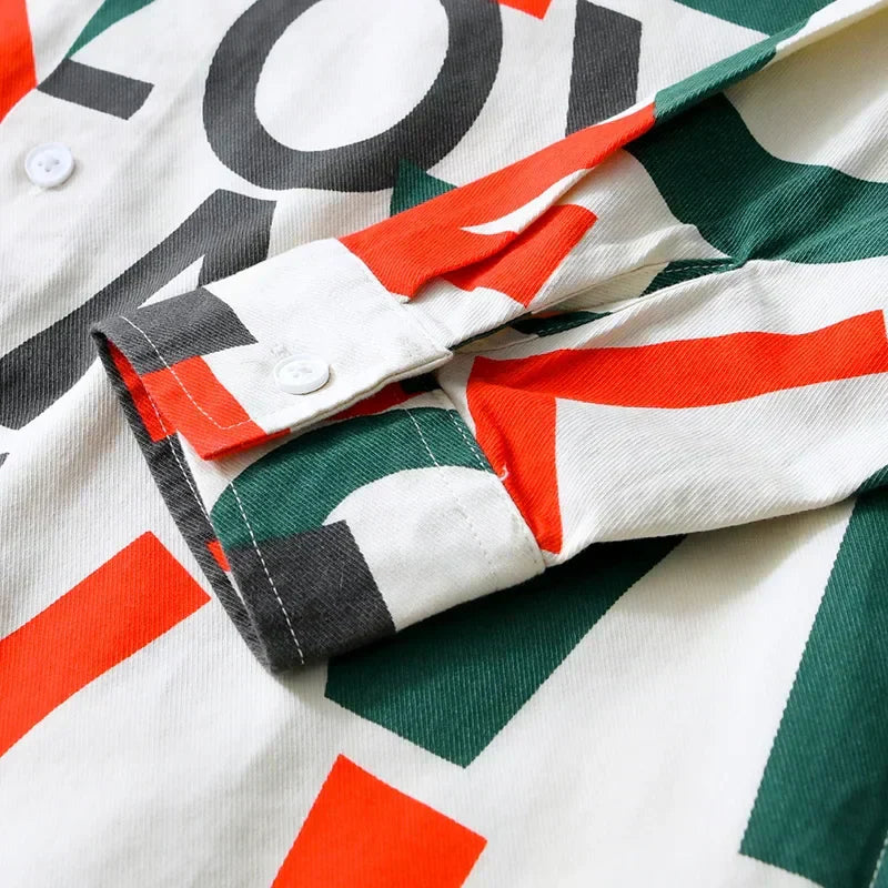 Kylian – Chemise Graphique pour Hommes – Unique & Tendance