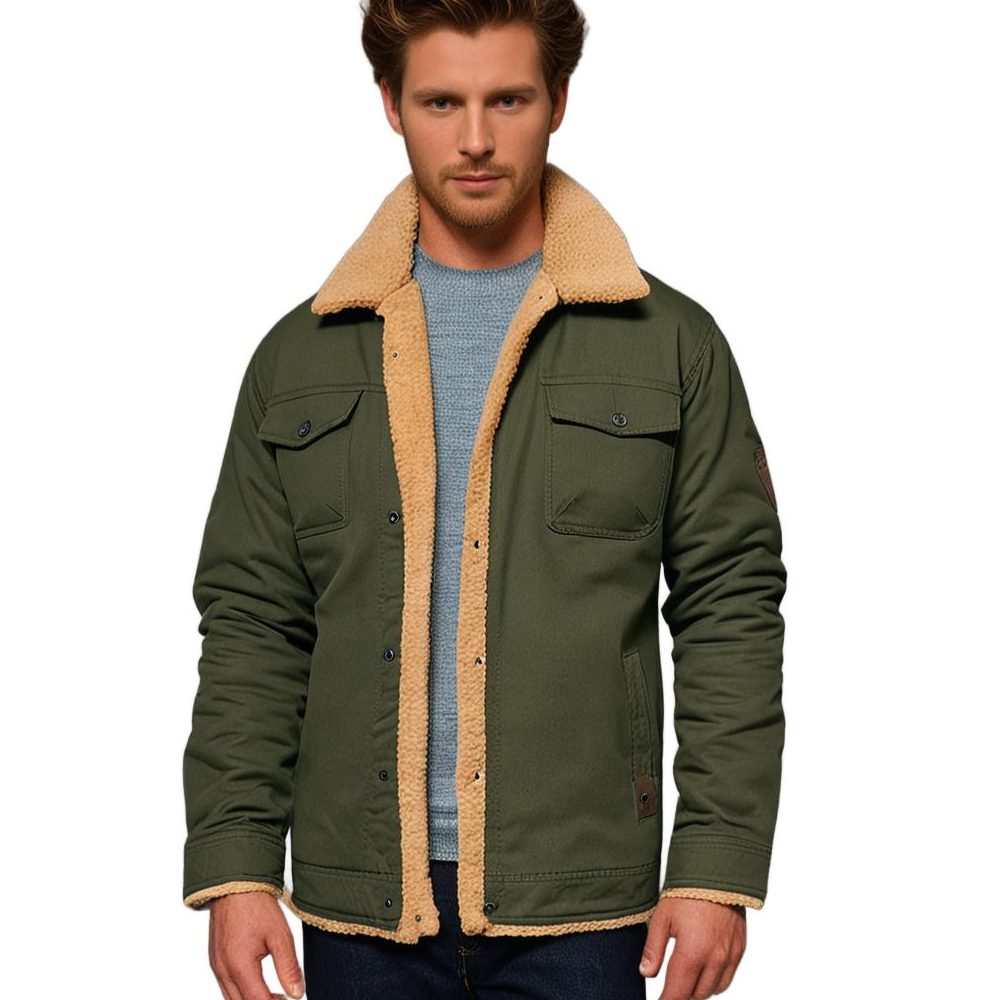Brian | Warm Lined Outdoor Casual Jacket For Men Caliboot