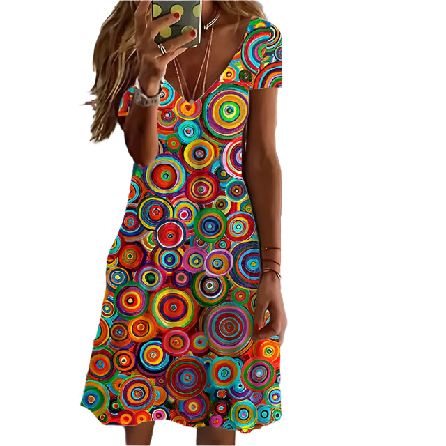 Robe Colorée Femme – Élégante et Confortable 0