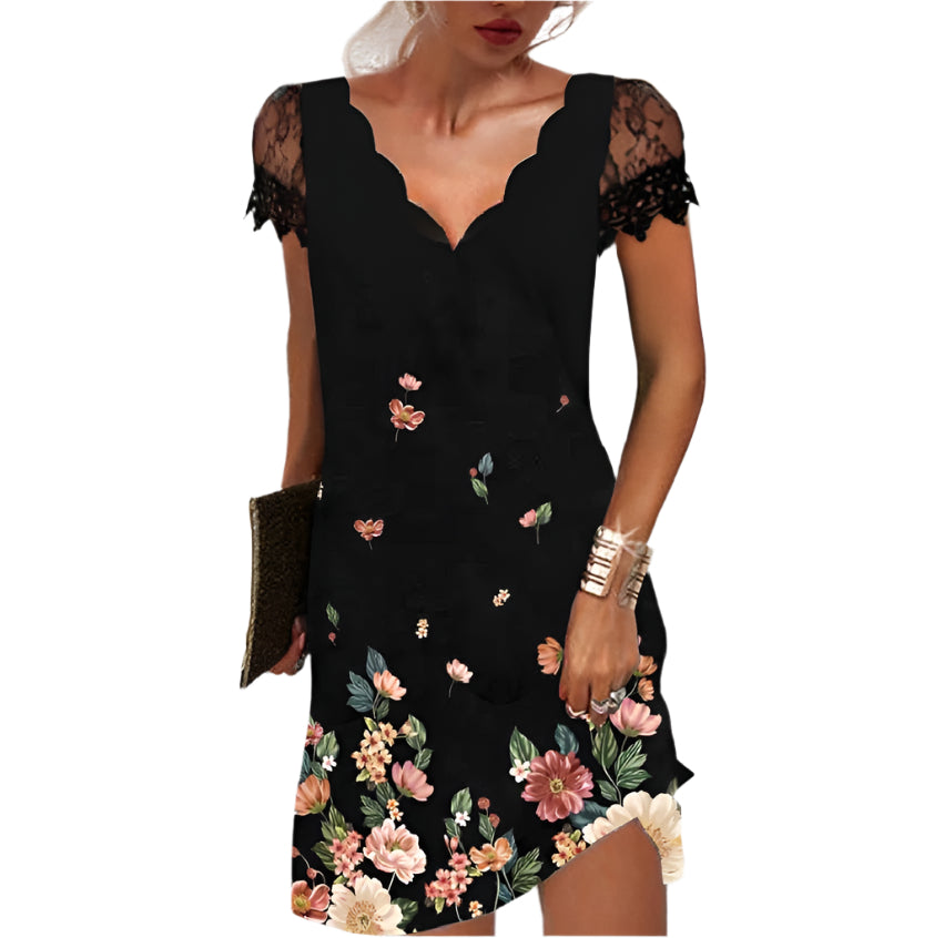 Robe Midi Femme – Chic et Élégante en Noir 2