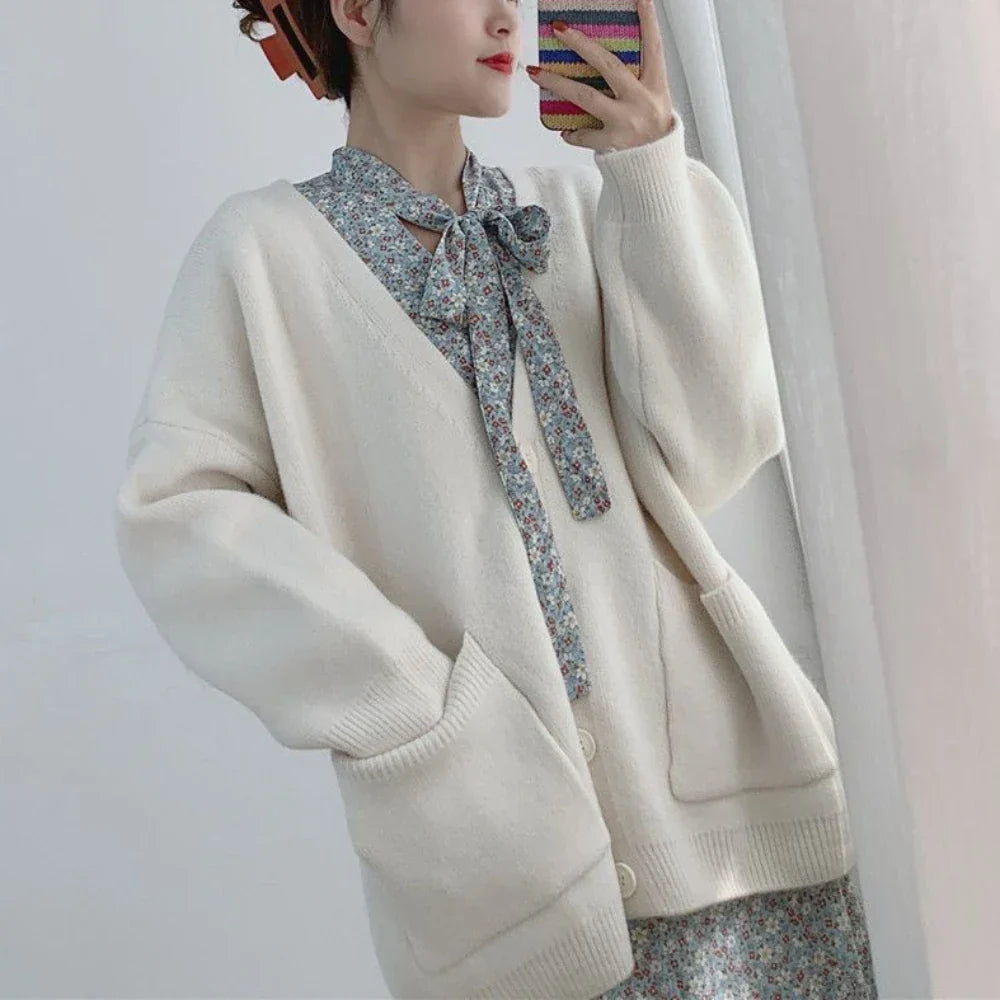Angelina - Cardigan Tricoté pour Femmes – Doux & Élégant