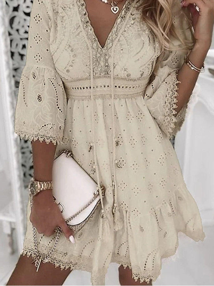 Adalida - Robe Chic Classique pour Femmes – Élégante & Raffinée