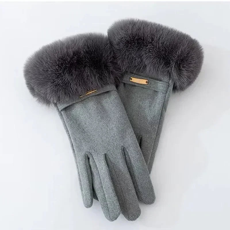 "Esta" Fur Gloves Caliboot