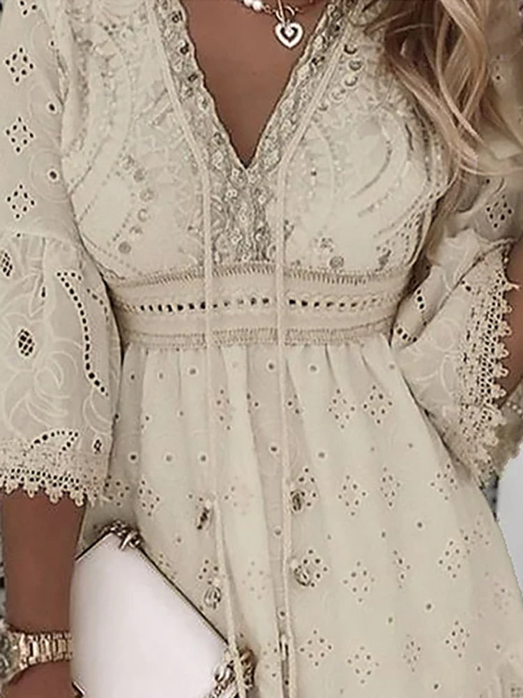 Adalida - Robe Chic Classique pour Femmes – Élégante & Raffinée