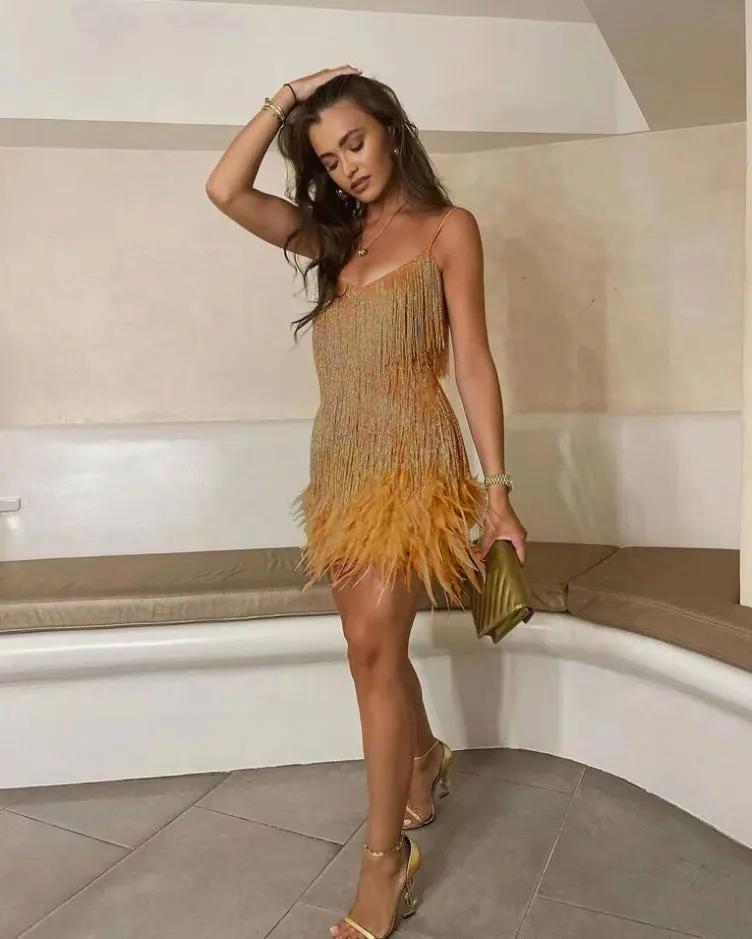Sequin Cocktail Dress for Women – Dazzling & Elegant Party Wear-Caliboot