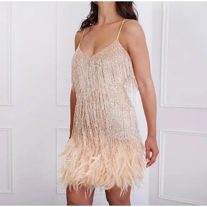Sequin Cocktail Dress for Women – Dazzling & Elegant Party Wear-Caliboot