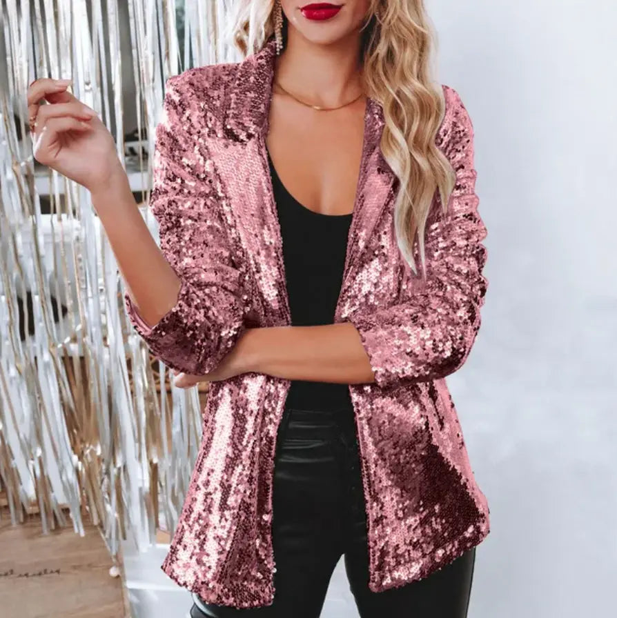 Sequin Blazer for Women β Glamorous & Eye-Catching 8