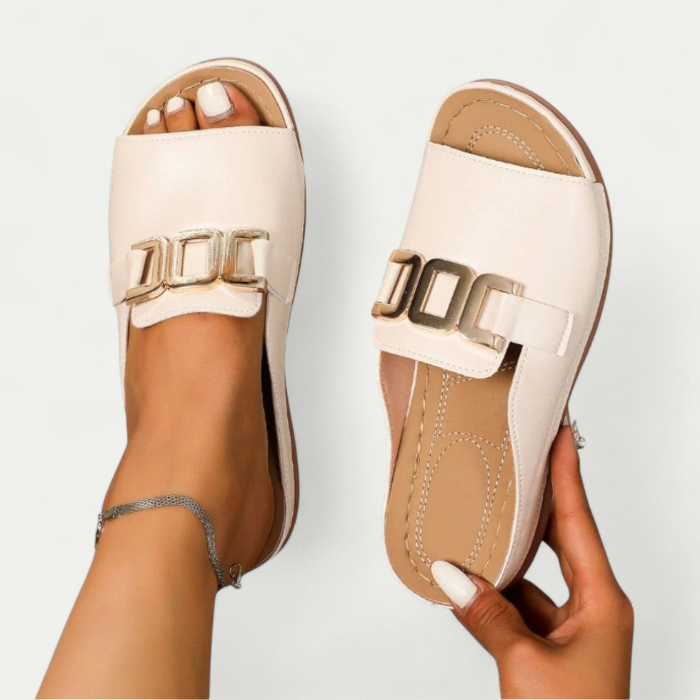 Slip-On Orthopedic Sandals for Women – Chic Comfort & Versatility