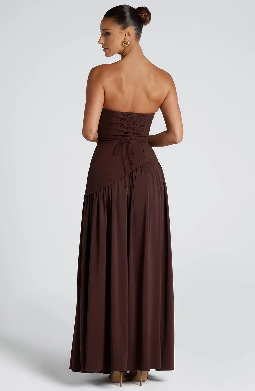 Strapless Maxi Dress for Women – Elegant & Flowing 8