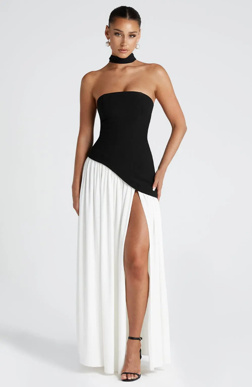 Strapless Maxi Dress for Women – Elegant & Flowing 9