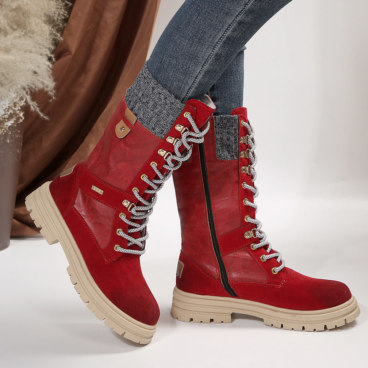 Stylish Mid-Calf Boots for Women – Comfortable & Versatile
