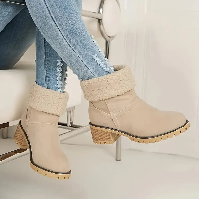 Suede Ankle Boots for Women – Elegant & Comfortable Winter Style