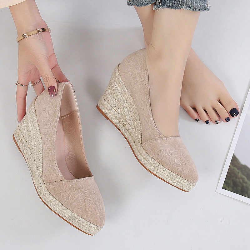 Suede Wedge Shoes for Women – Stylish & Versatile