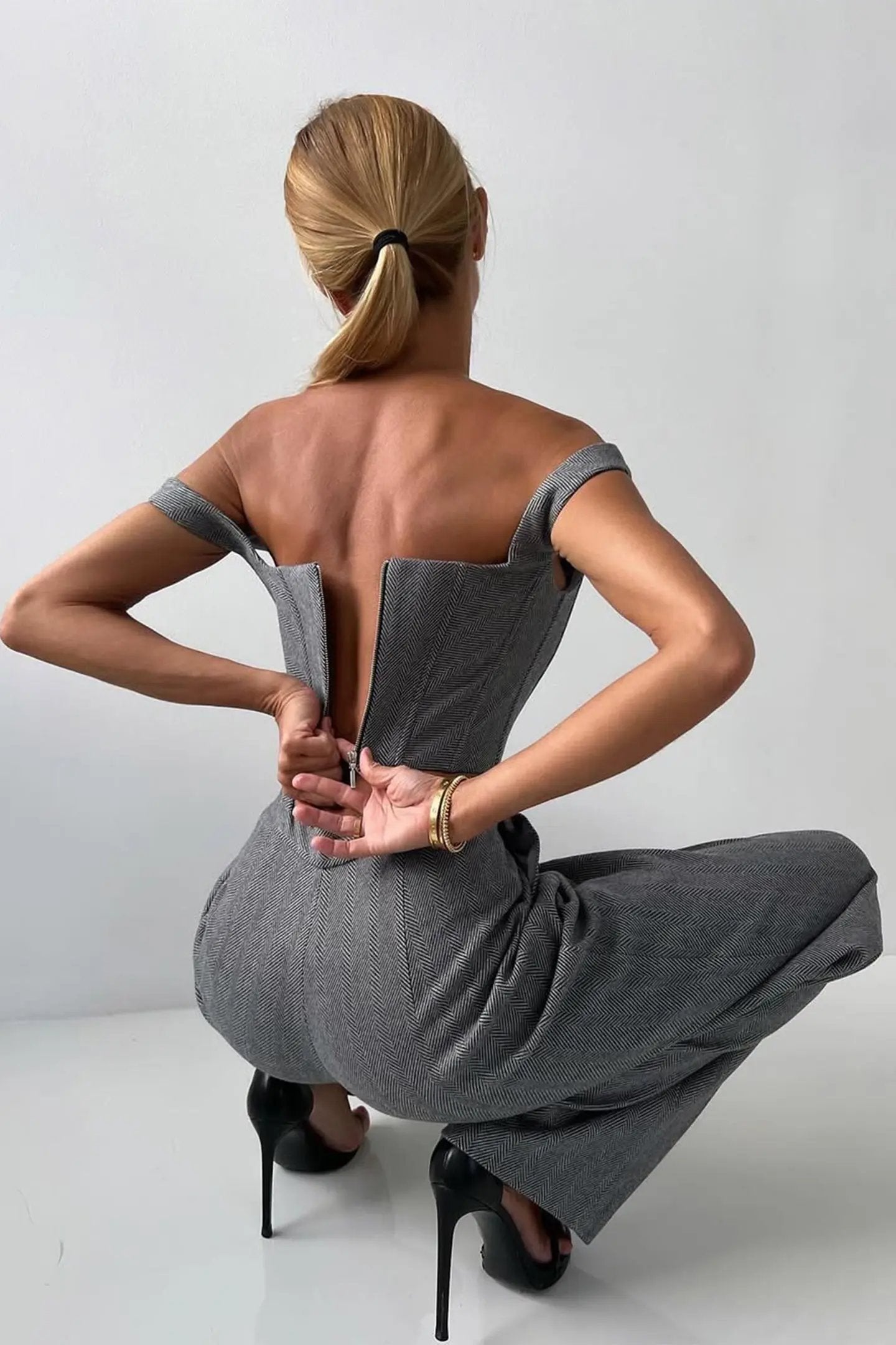 Tailored Three-Piece Suit for Women – Elegant & Sophisticated Pant Suit Set-Caliboot