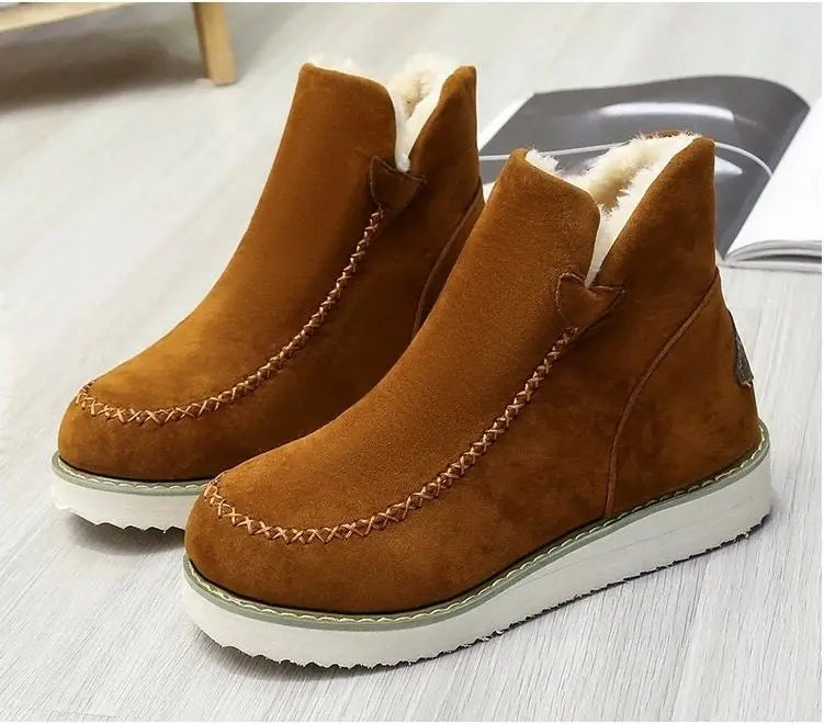 Thick Sole Non-Slip Boots for Women – Stylish & Comfortable