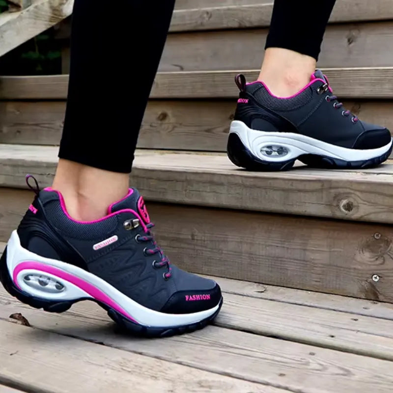Thick Sole Wedge Sneakers for Women – Stylish & Comfortable