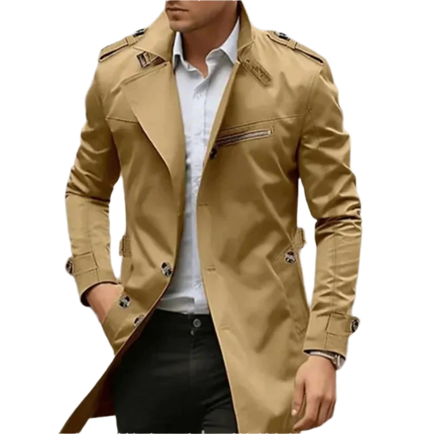 Trench-Coat Homme – Imperméable et Élégant 1