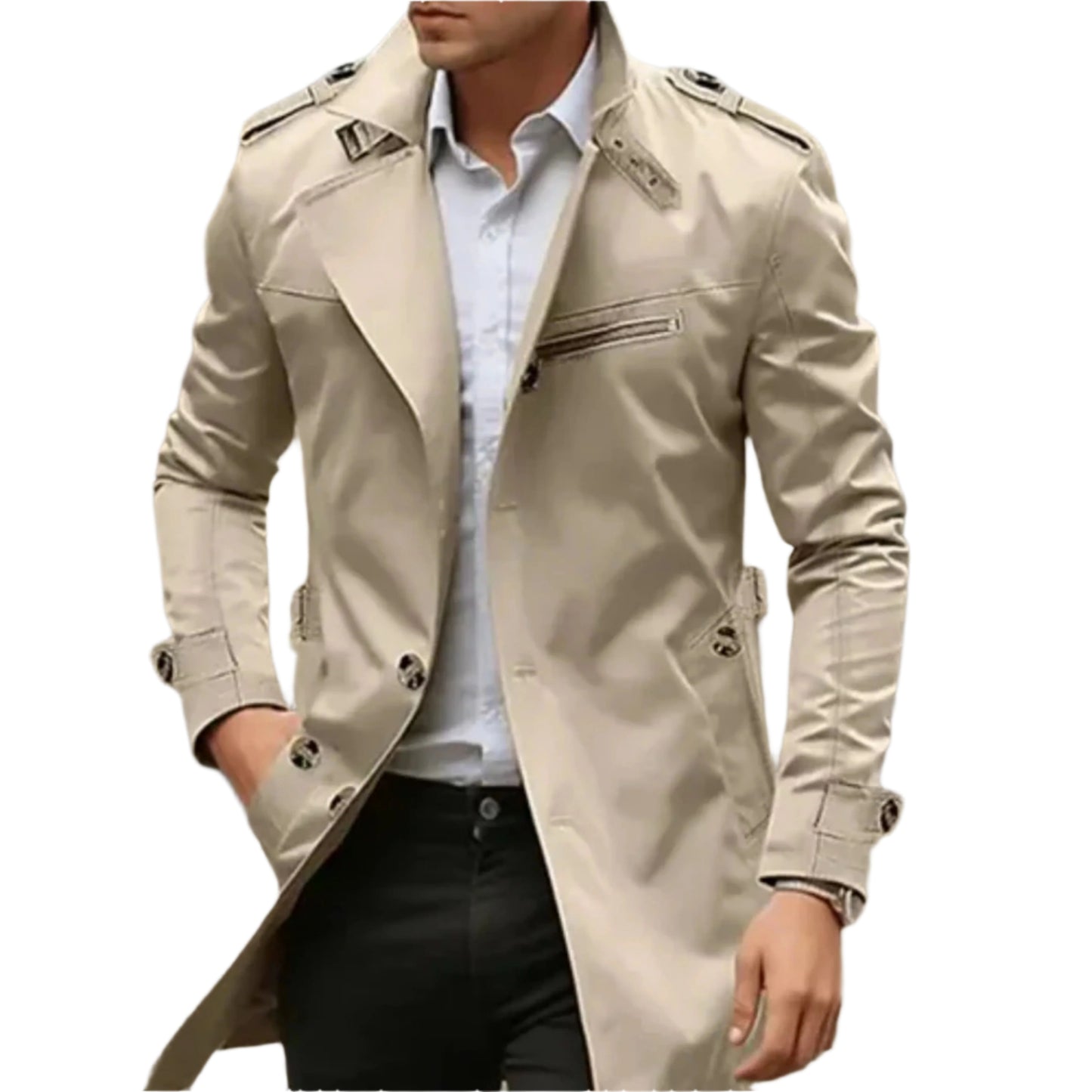 Trench-Coat Homme – Imperméable et Élégant 2