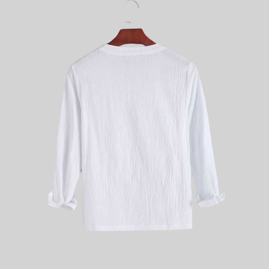 Oli - Chemise Henley Décontractée pour Hommes – Stylée & Confortable