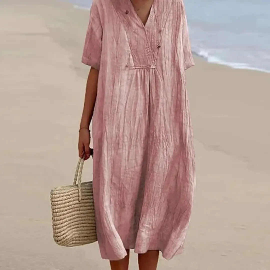 V-Neck Summer Dress for Women – Effortless & Stylish 4