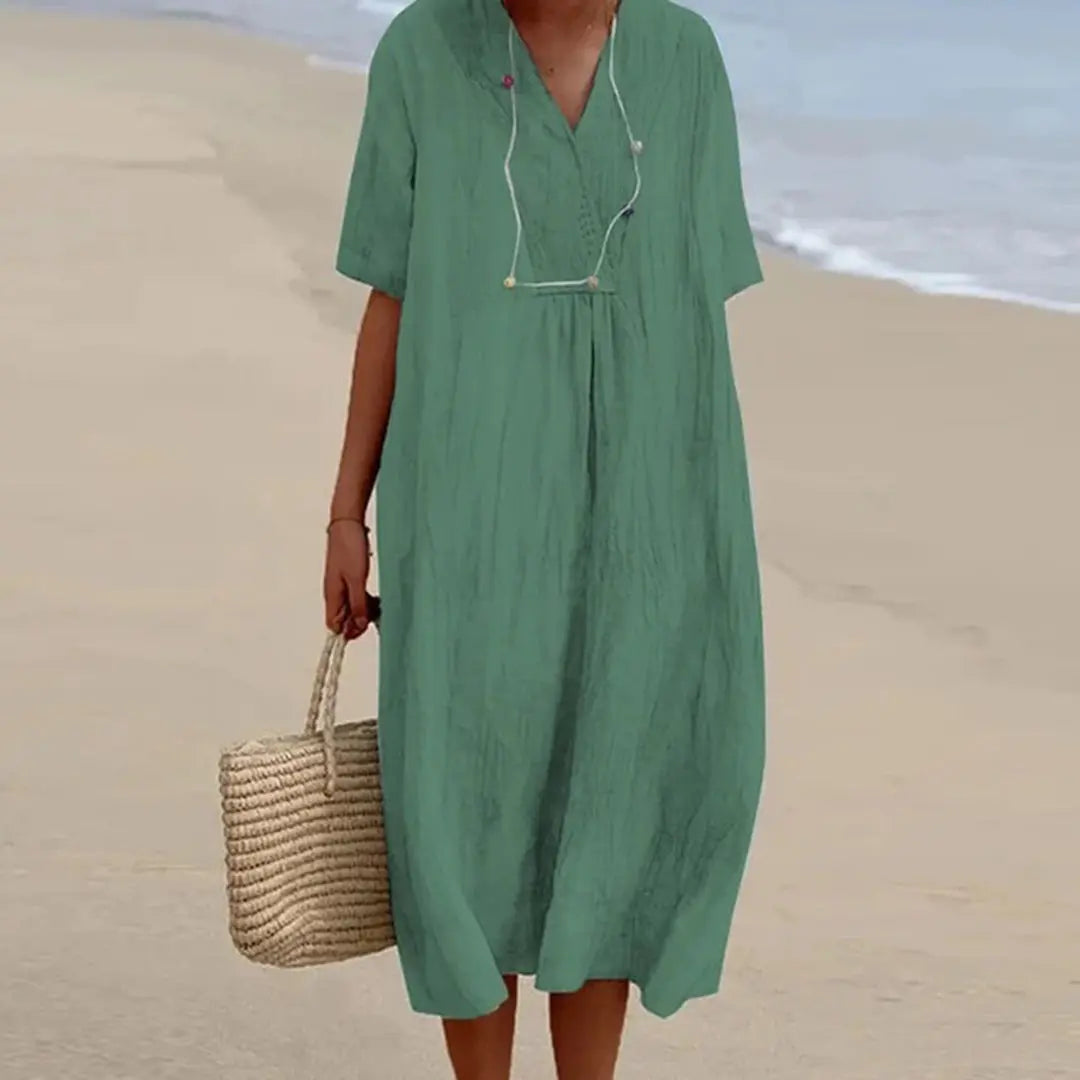 V-Neck Summer Dress for Women – Effortless & Stylish 5
