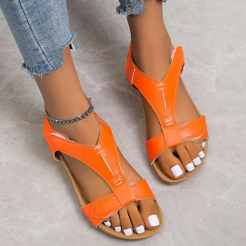Velcro Strap Platform Sandals for Women – Stylish & Comfortable