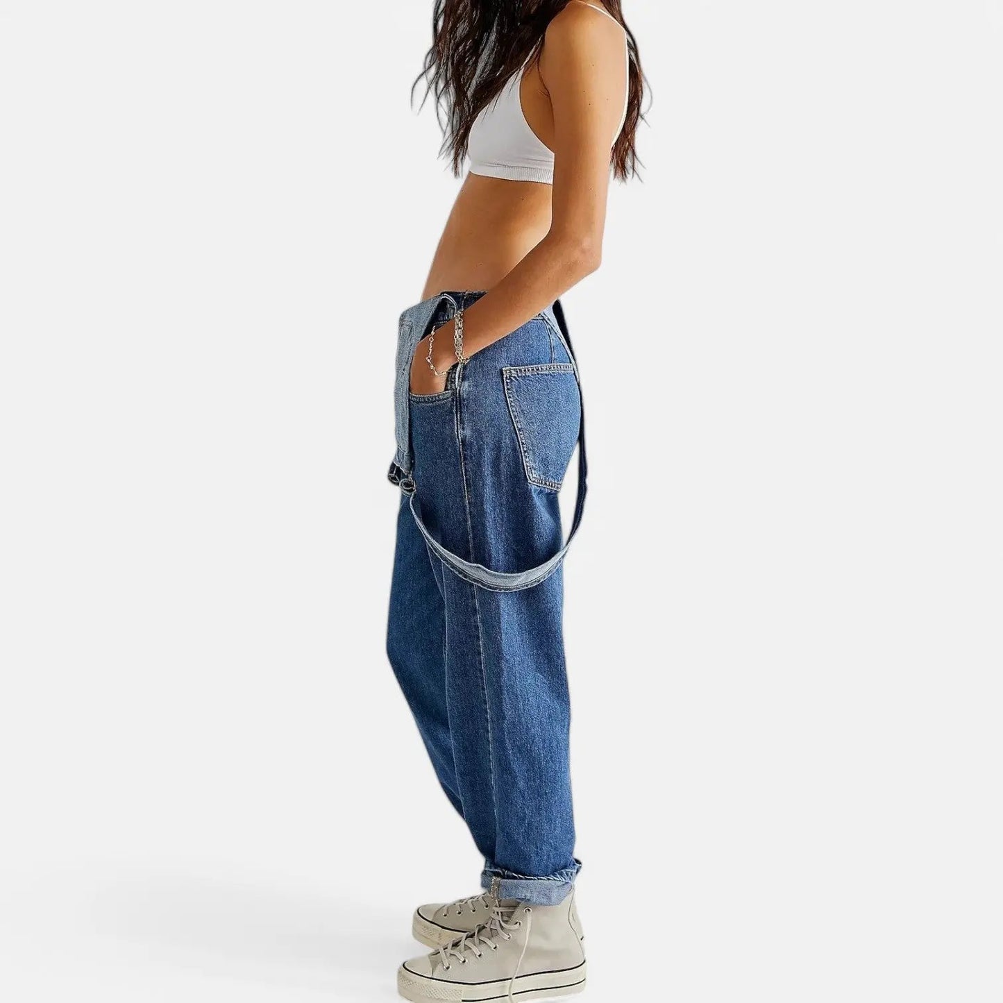 Vintage Denim Jumpsuit for Women – Stylish, Comfortable & Functional-Caliboot