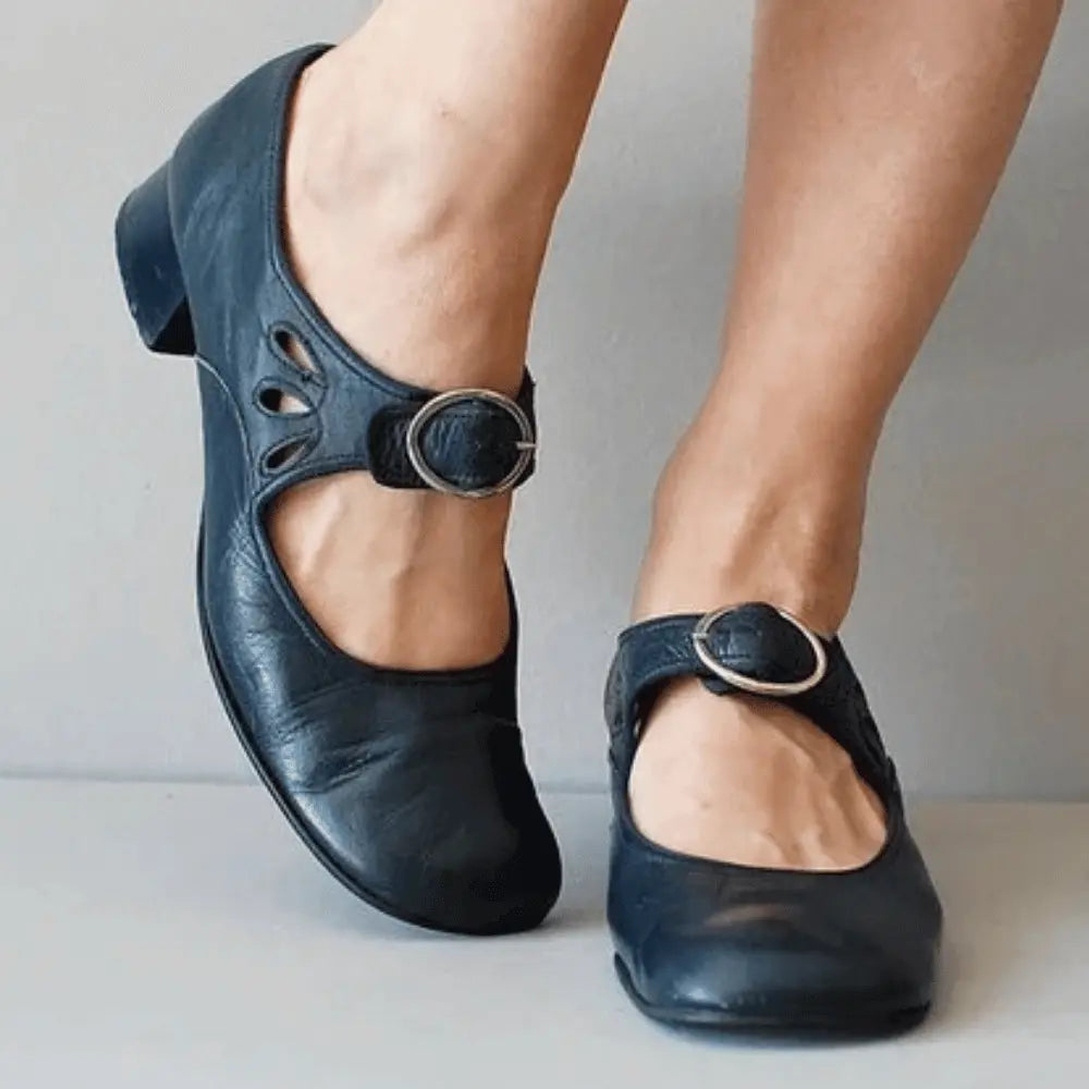 Vintage-Inspired Mary Jane Flats for Women β Elegant & Comfortable Footwear