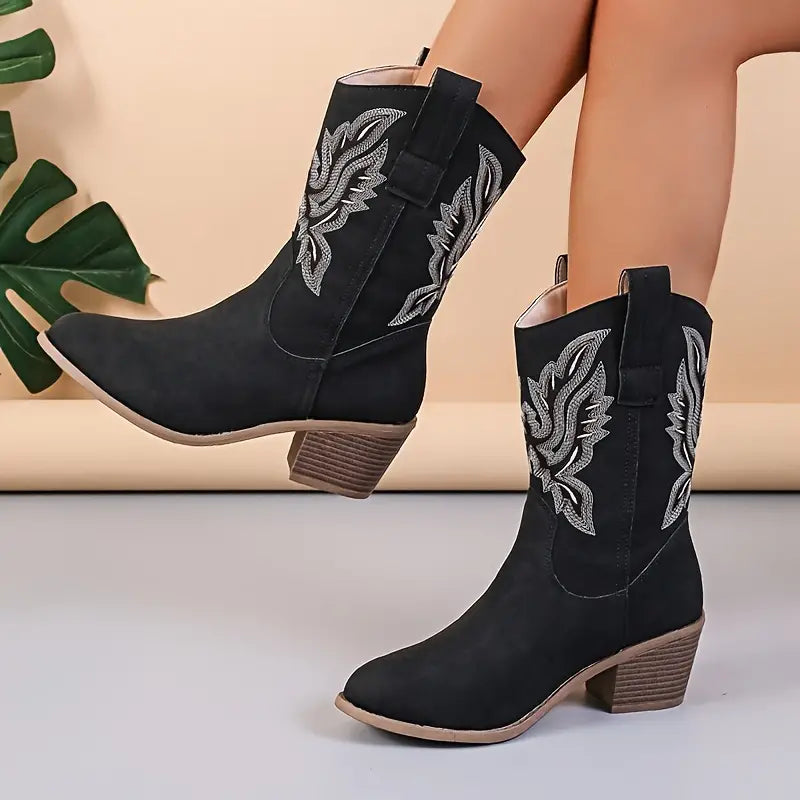 Vintage Western Cowboy Boots for Women – Stylish & Comfortable
