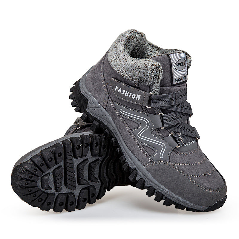 Warm Velvet Outdoor Shoes for Women – Stylish & Comfortable for Winter