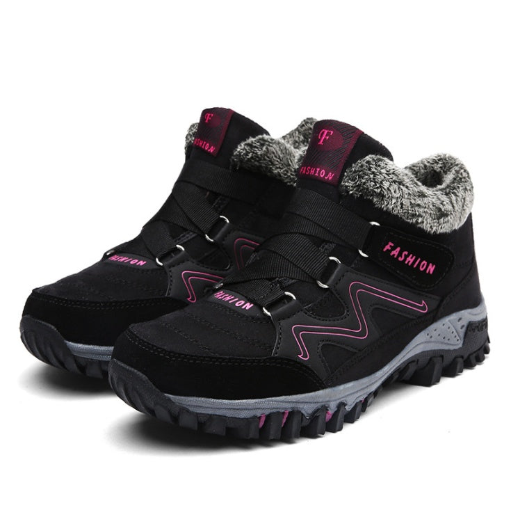 Warm Velvet Outdoor Shoes for Women – Stylish & Comfortable for Winter