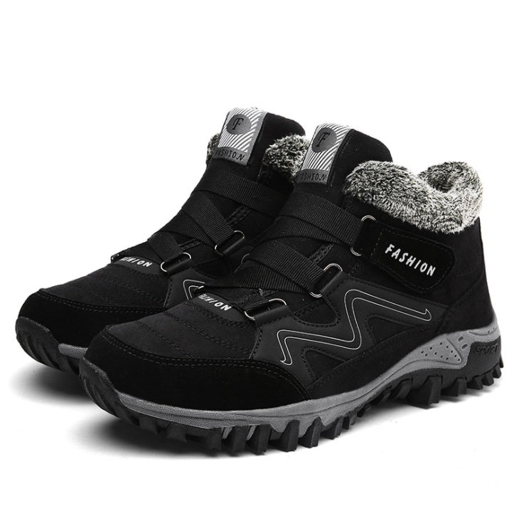 Warm Velvet Outdoor Shoes for Women – Stylish & Comfortable for Winter
