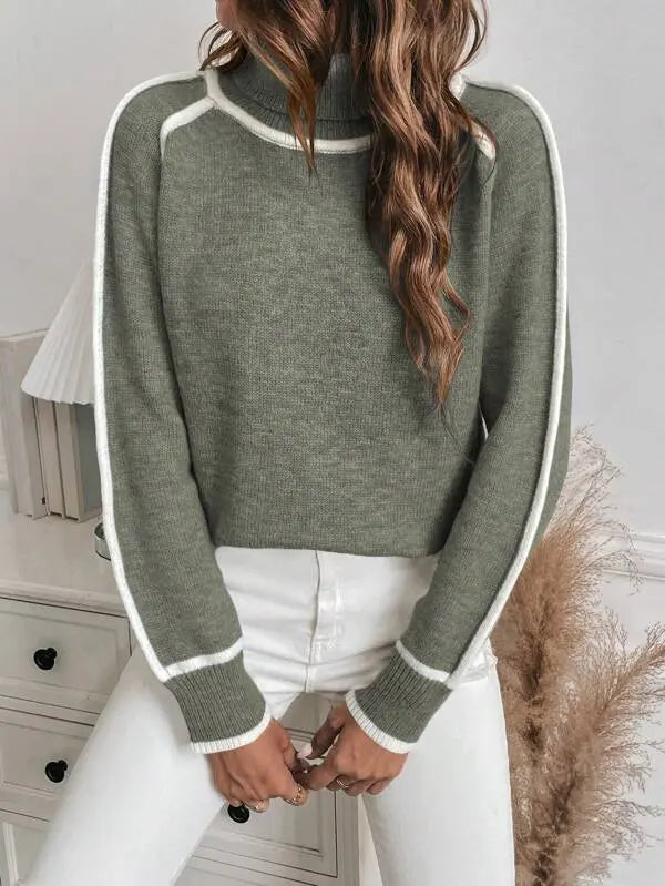 Warm Lined Women's Sweater – Cozy & Elegant Style 1