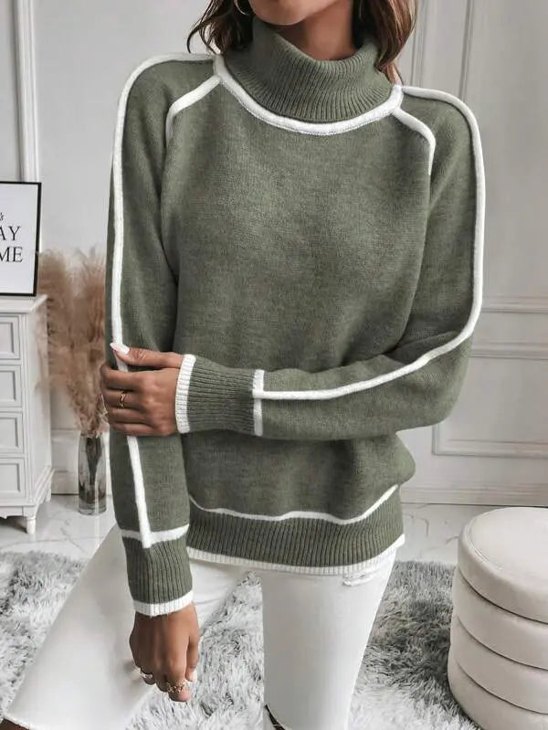 Warm Lined Women's Sweater – Cozy & Elegant Style 2