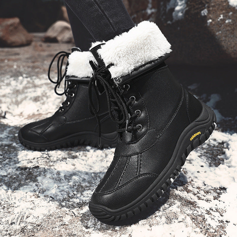 Waterproof Fleece Boots for Women – Stylish & Cozy