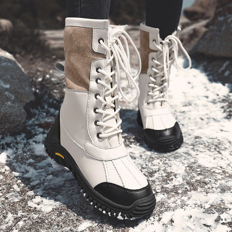 Waterproof Fleece Boots for Women – Stylish & Cozy