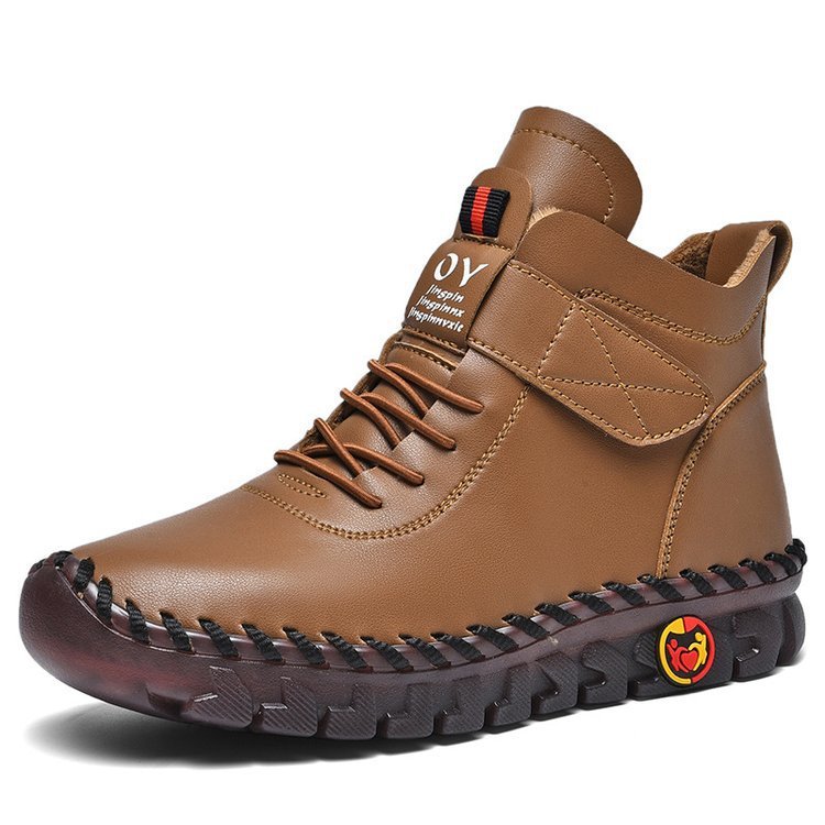 Waterproof Lace-Up Boots for Women – Warm & Stylish Comfort
