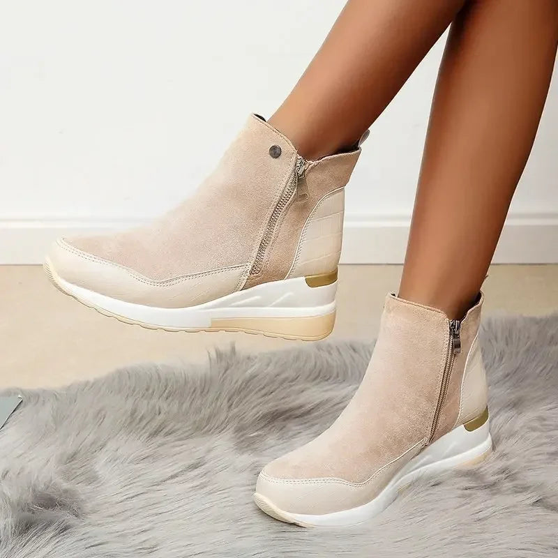 Wedge Ankle Boots for Women – Chic & Comfortable Style