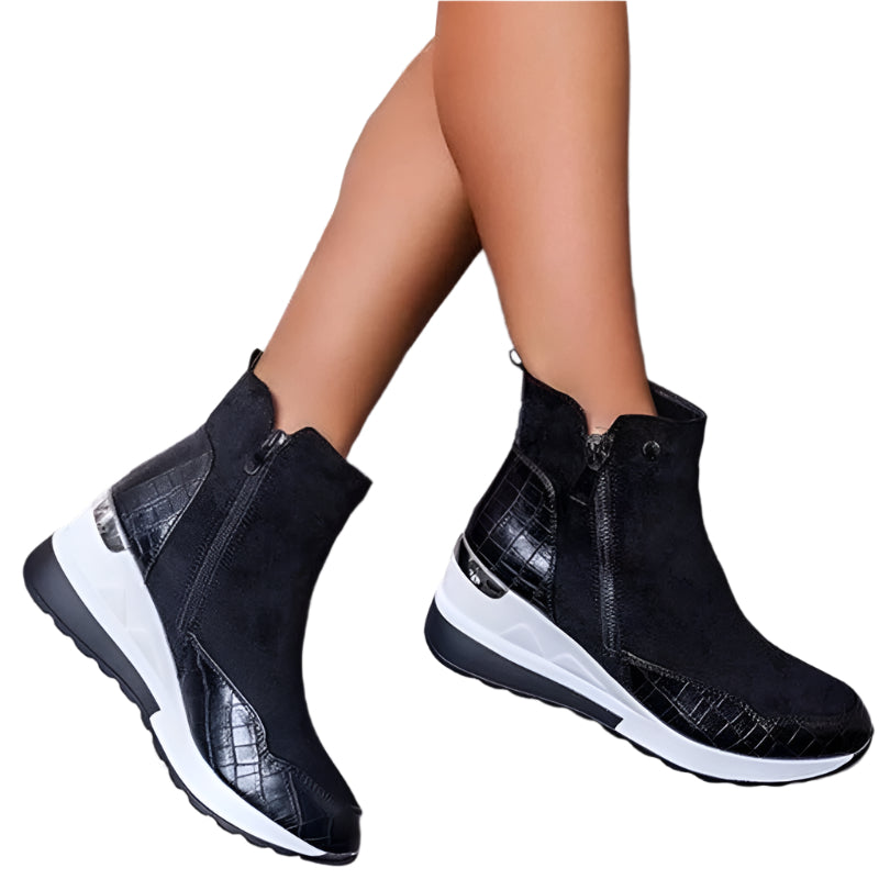 Wedge Heel Winter Boots for Women – Stylish & Cozy Comfort