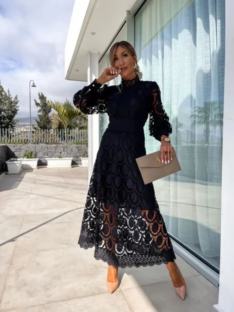 White Lace Dress for Women – Elegant & Airy Summer Style-Caliboot