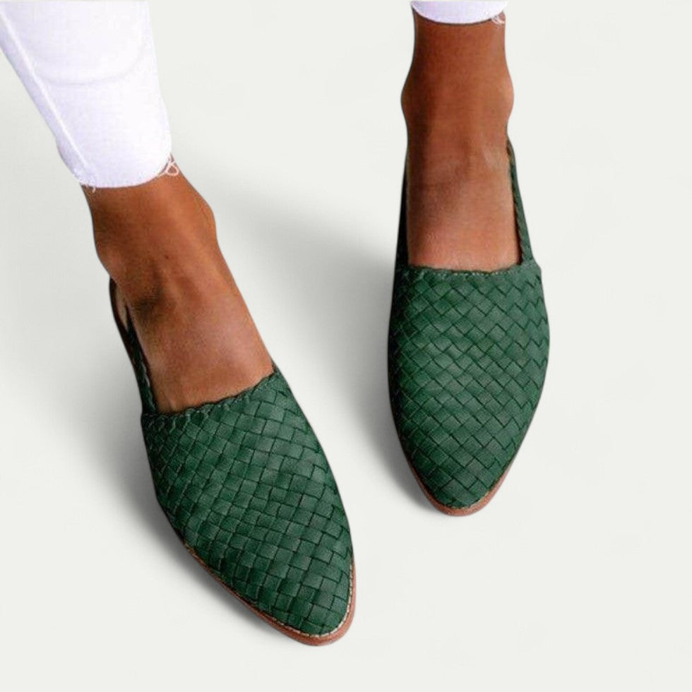 Woven Slingback Flats for Women – Chic & Comfortable Design