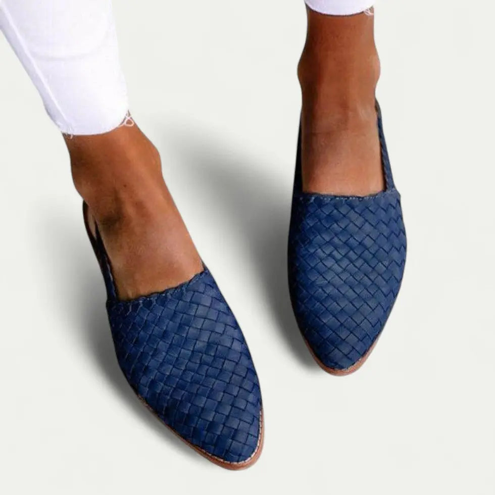 Woven Slingback Flats for Women – Chic & Comfortable Design