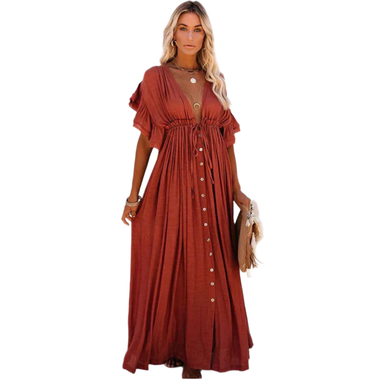 Yolaine – Robe d'Été – Légère & Fluide 1