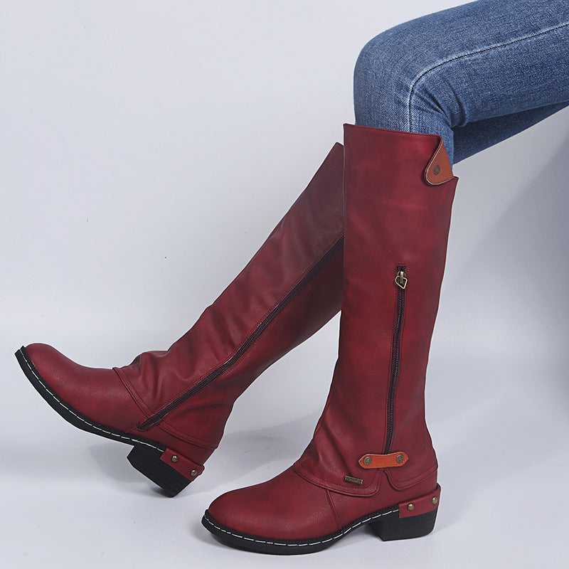 Zip-Up Ankle Boots for Women – Chic & Comfortable Style