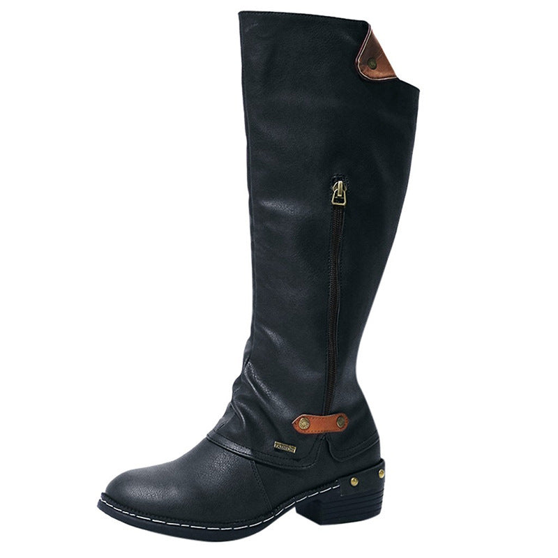 Zip-Up Ankle Boots for Women – Chic & Comfortable Style