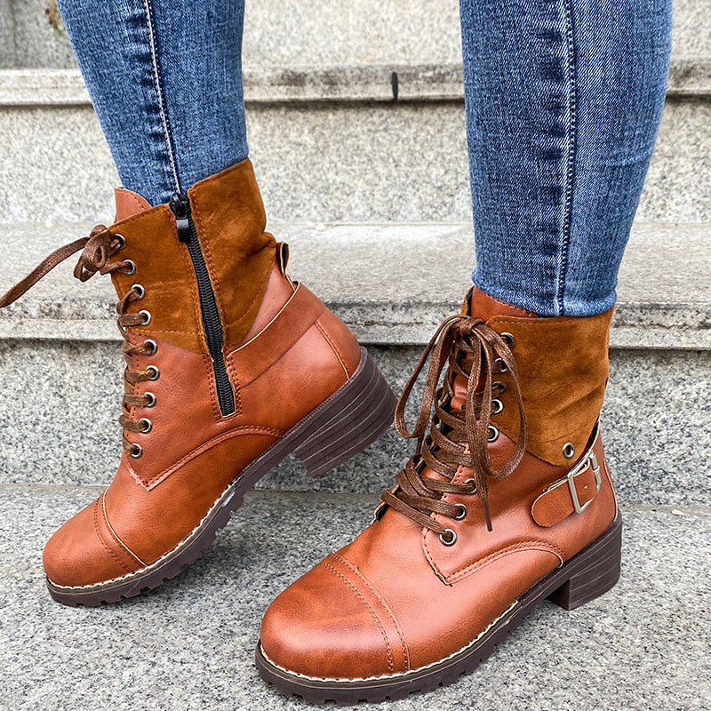 Bottes à la Mode Lacées