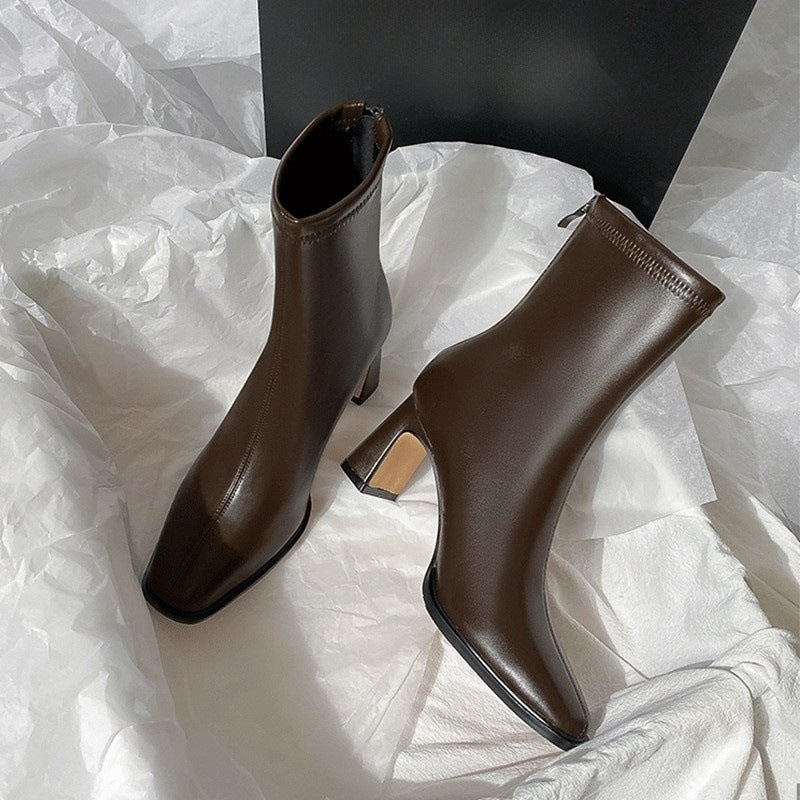 Bottines Lola Brossées Élégantes