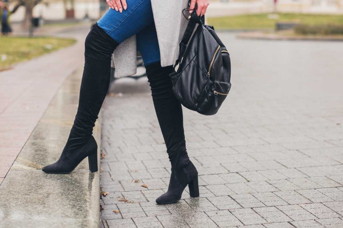 bottes noires femme