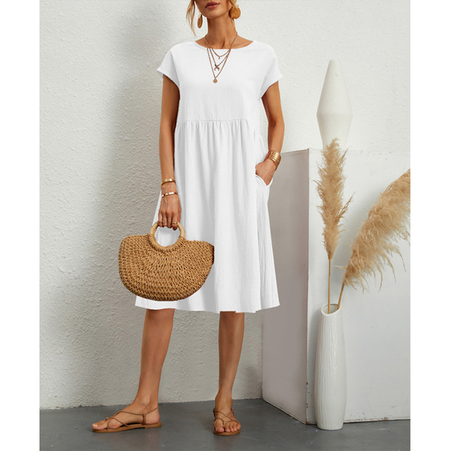 Liora – Robe en Jersey pour Femmes – Décontractée & Chic